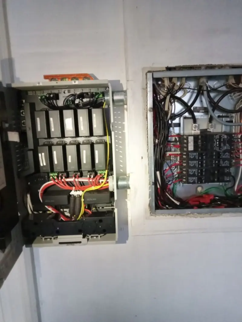 Electrical panel upgrade completed for Security Camera Wiring in Kennett Square